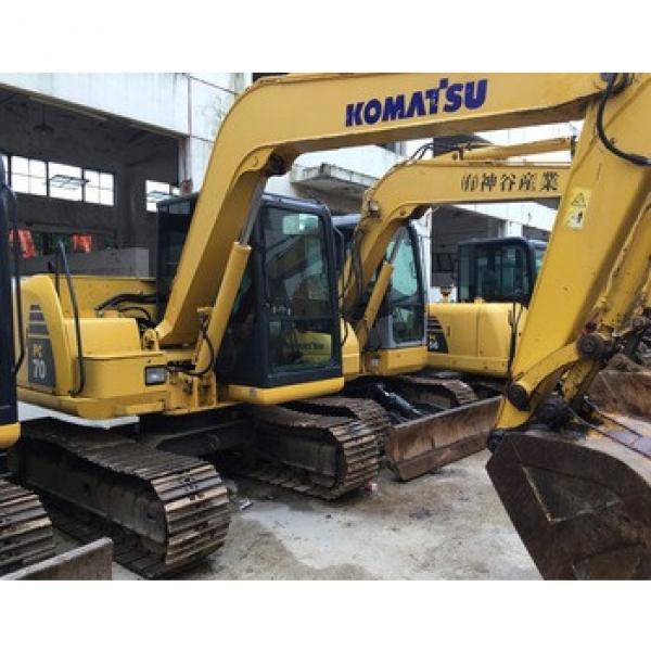 Strong Power Construction Equipment Komatsu PC70 Model for heavy work / Working Condition Excavator for sale #1 image