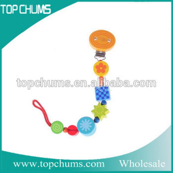 Wholesale environmental funny pacifiers wooden pacifier clip #1 image