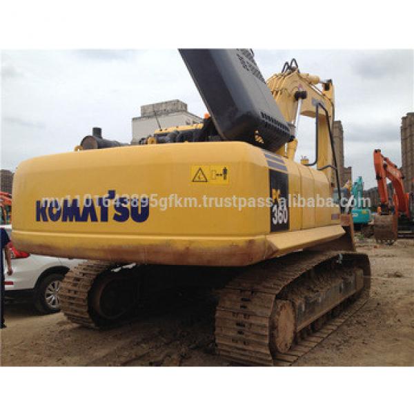 used construction machinery EXCELLENT 35 tons digger Komatsu PC360-7 crawler excavator for sale #1 image