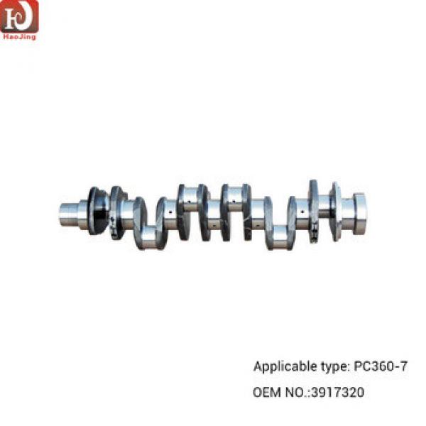 Engine spare parts crankshaft for PC360-7 OEM NO.: 3917320 #1 image