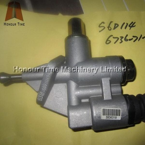 6736-71-5781 PC300-7 PC360-7 6D114 Excavator Fuel Feed Pump for engine parts #1 image
