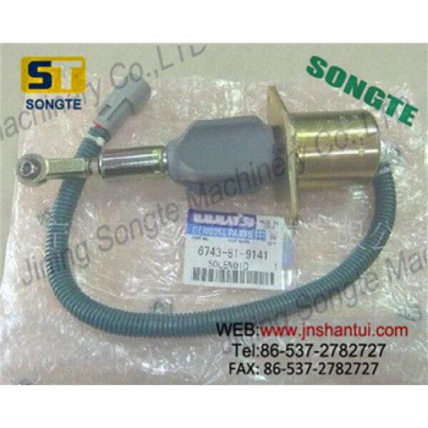 PC360-7 solenoid valve 6743-81-9141, PC360-7 genuine parts Japan #1 image