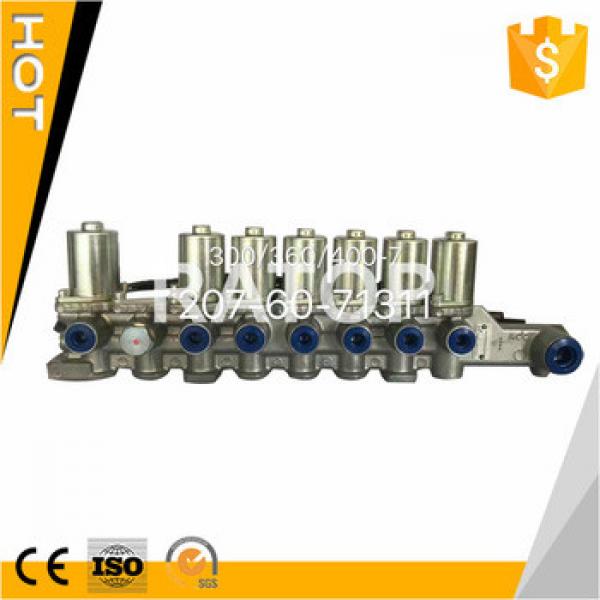 Excavator parts 207-60-71311 PC300-7 PC360-7 PC400-7 solenoid valve group #1 image