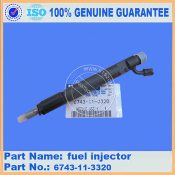 supply excavator parts PC360-7 fuel injector 6743-11-3320 #1 image