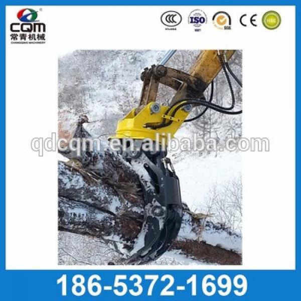 Excavator hydraulic wood grapple log grapple Rock grab for pc130 pc200 pc240 pc300 #1 image
