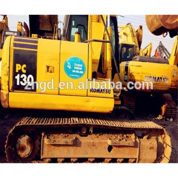 Used Komat PC130-7 excavator ,made in Japan, second hand komat pc130 PC200 PC300 PC360 PC400 PC450 excavator #1 image