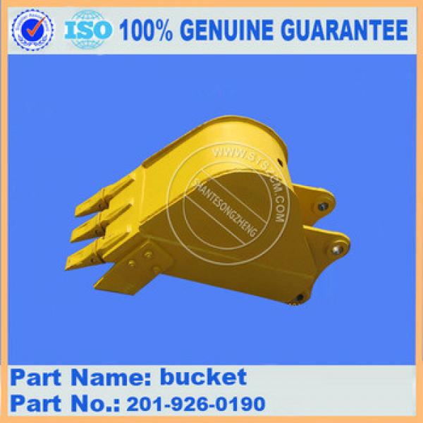 New Mini Excavator spare parts 0.2 stere bucket 201-926-0190 for PC60-7 #1 image