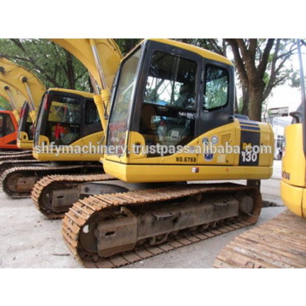 USED komatsu PC130-7 excavator for sale in shanghai #1 image