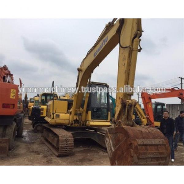 Used Komatsu PC130-7 crawler excavator for sale in excellent condition with cheap price #1 image