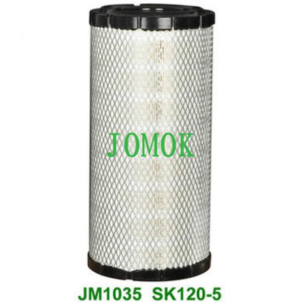 sk100 sk120 e312b pc130-7 zx120 air filter #1 image