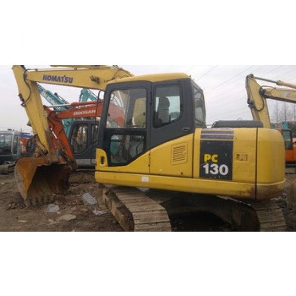 Used Komatsu PC130-7 crawler excavator high quality for sale/pc200-6 excavator #1 image