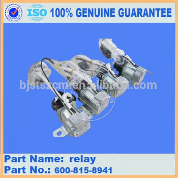 Japan brand excavator parts PC130-7 relay 600-815-8941 with high quality #1 image