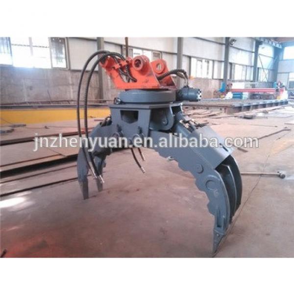 Excavator wood grapple for pc160 pc200 zx85 zx160 zx120 #1 image