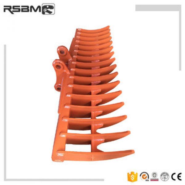 HARDOX500 material excavator rake included for PC200 #1 image