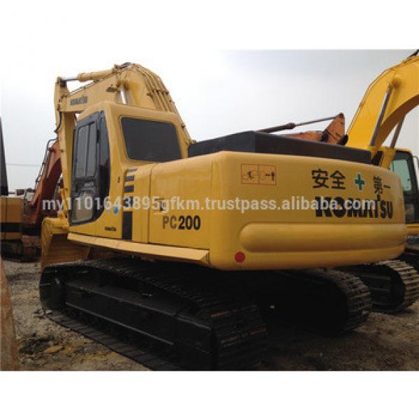 used construction machinery 20 tons digger Komatsu PC200-6 crawler excavator for sale #1 image