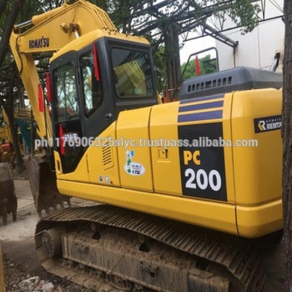 used komatsu pc200 pc220 hydraulic crawler excavator #1 image