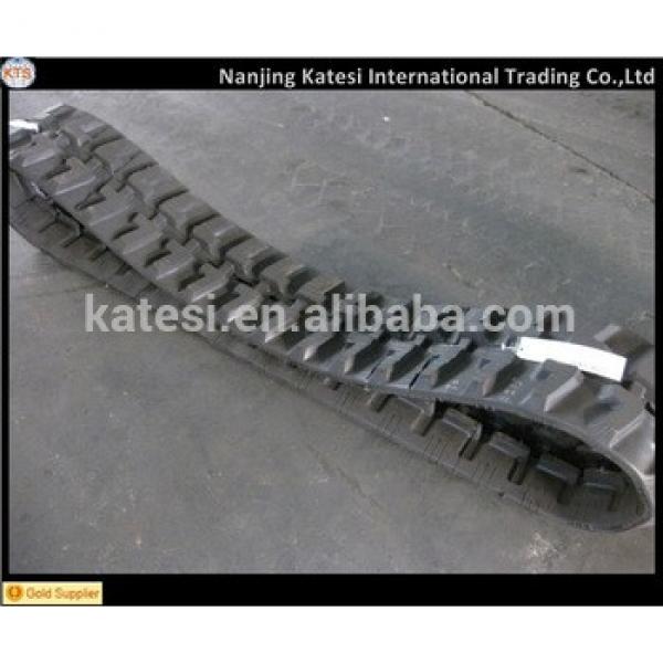 Undercarriage parts rubber track PC200 PC220 PC300 PC350 PC400 PC450 PC650 for excavator and bulldozer, #1 image
