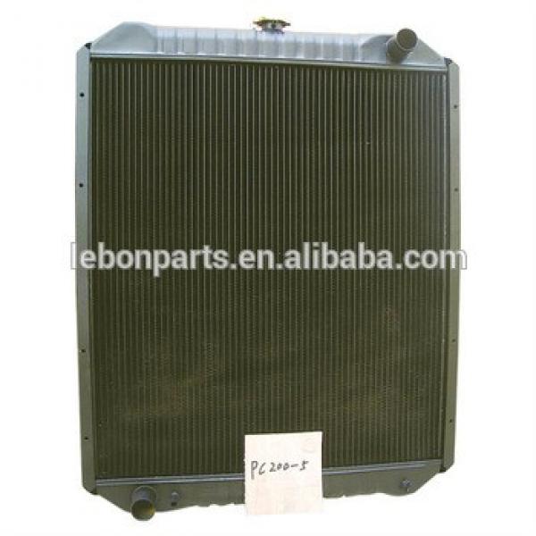 Construction machinery parts PC200-5 excavator water cooling radiator #1 image
