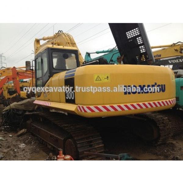 Used japan komatsu PC300 excavator/crawler used excavator hydraulic 22ton PC220/PC200/PC450 for sale #1 image