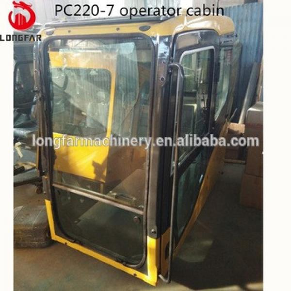 Customized PC220-7 excavator operator cabin, driving cab #1 image