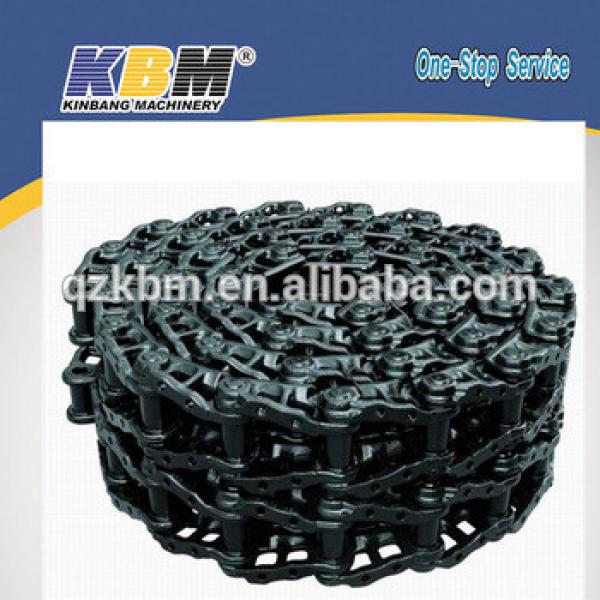 Black and yellow color 20Y-32-00300 PC200-8 track link,excavator undercarriage parts,PC200-8 track chain #1 image