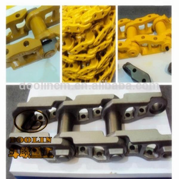 High quality excavator track chain PC400/PC400-3 track link for 208-32-00041 #1 image