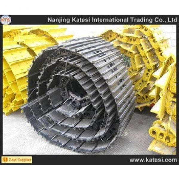 EX1200 excavator track robot chassis track link assembly with steel track pads undercarriage parts #1 image