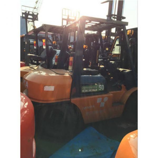 Toyota 7Fd50 used forklift Good price for sale #1 image