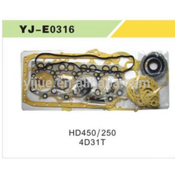 KATO HD450 HD250 4D31T Excavator Gasket Kit hydraulic Engine assembly OEM #1 image