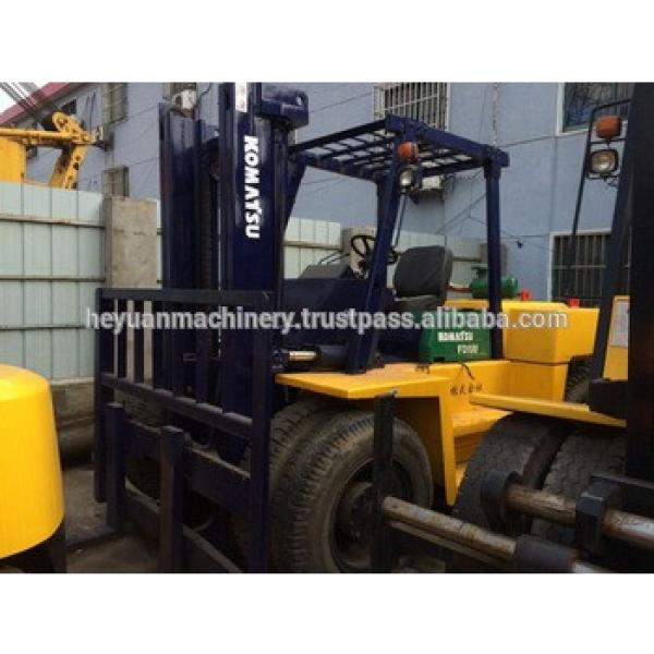 10t 15t diesel forklift from japan used komatu hydraulic forklift truck #1 image