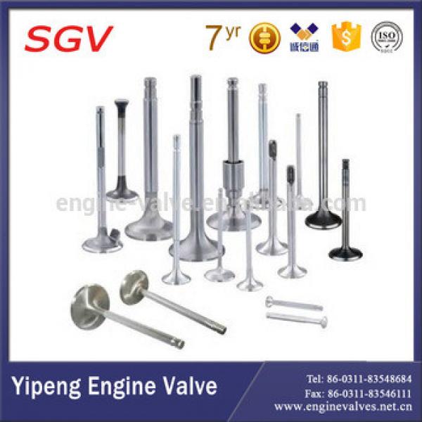 Car Engine valves 6215-41-4110 intake &amp; 6215-45-4250/6215-45-4251 exhaust valves For KOMATSU 6D140 S6D140 SA6D140 #1 image