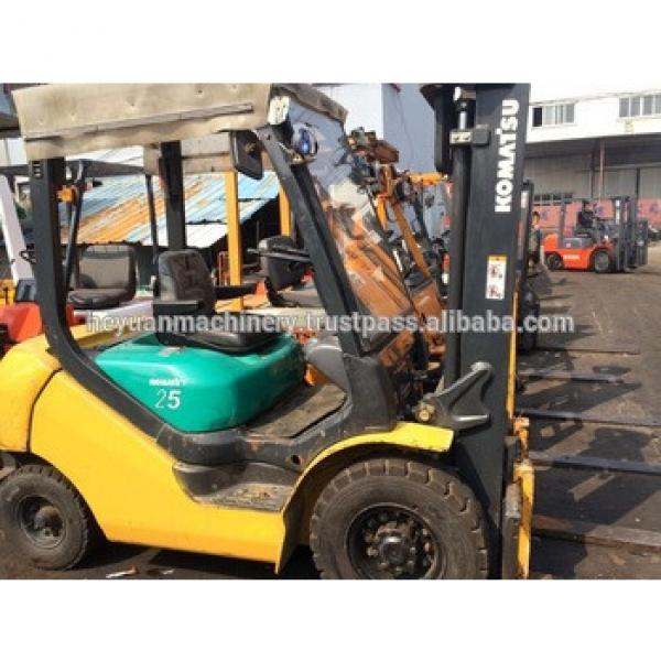 hot sale in china japan produced used 2.5t diesel forklift truck #1 image