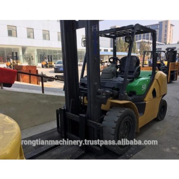 Good Performance Used 2 Mast Komatsu diesel forklift 5 Ton made in Japan / USA, Construction Equipment for hot sale #1 image