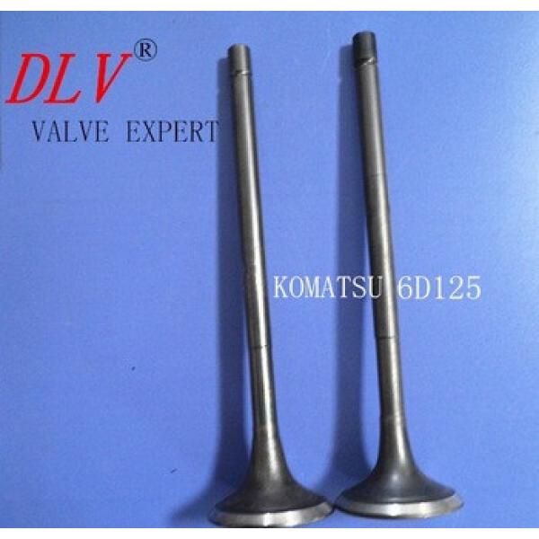 KOMATSU 6D125 engine parts valve OEM 6150-41-4111 6150-41-4210 #1 image