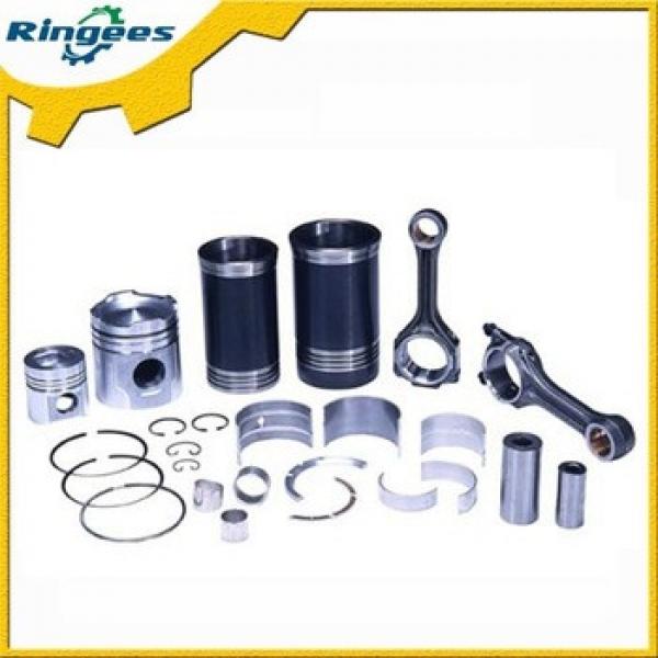 china wholesale Excavator engine parts 6D14 liner/piston/piston pin /con rod bearing for Kato HD400SE engine 6D14 #1 image